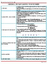 Tóm tắt lý thuyết số học Lớp 6 - Chương 1 Ôn tập và bổ túc về số tự nhiên